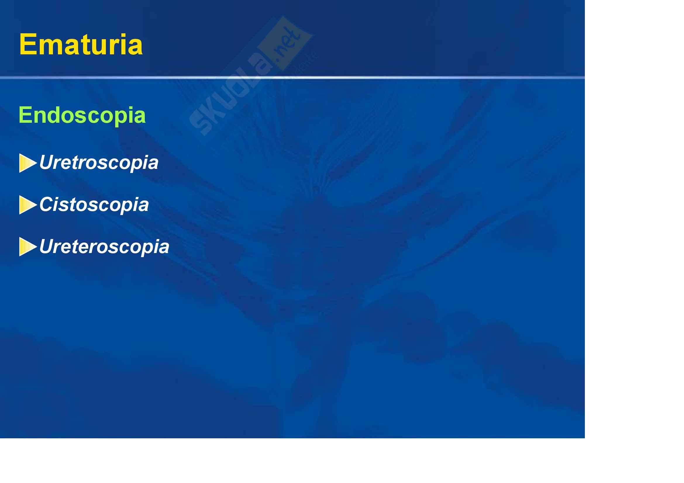 Nefrologia e urologia – Ematurie Pag. 31