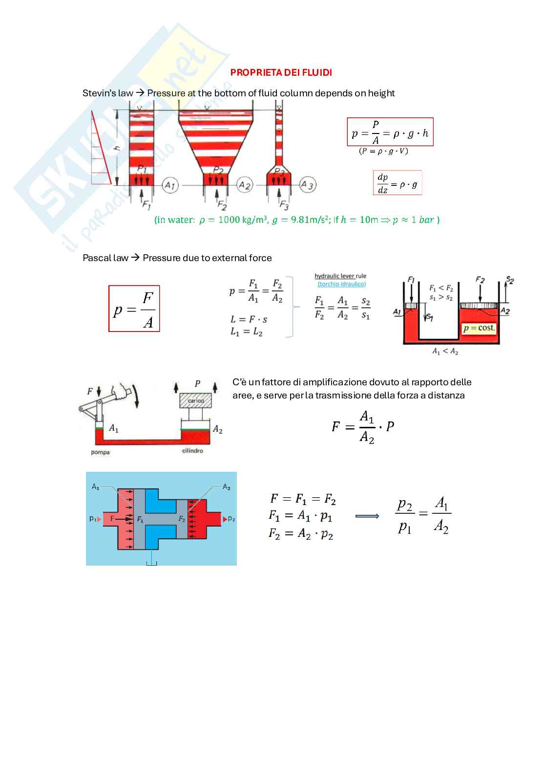Risposte alle domande d'esame di Fluid Power Pag. 1