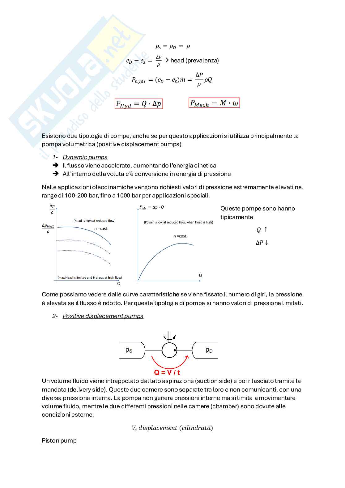 Risposte alle domande d'esame di Fluid Power Pag. 6