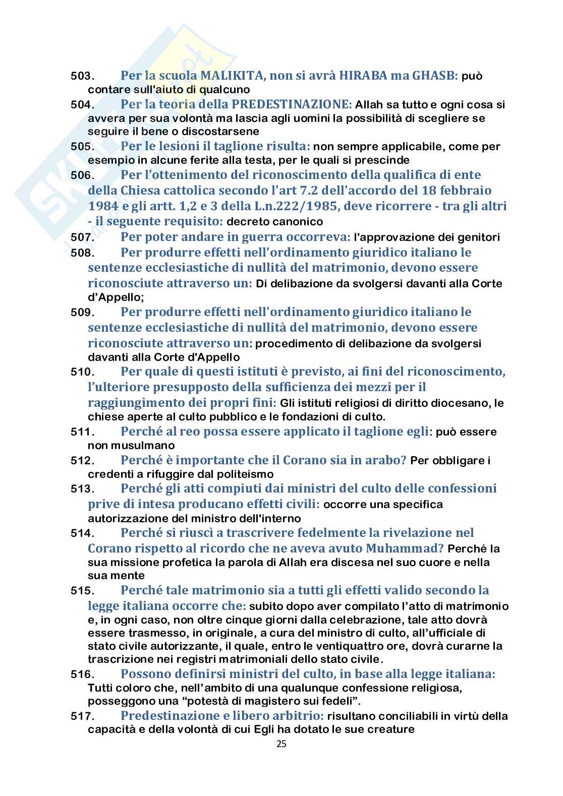 Paniere nuovo (2026) di Diritto ecclesiastico  Pag. 26