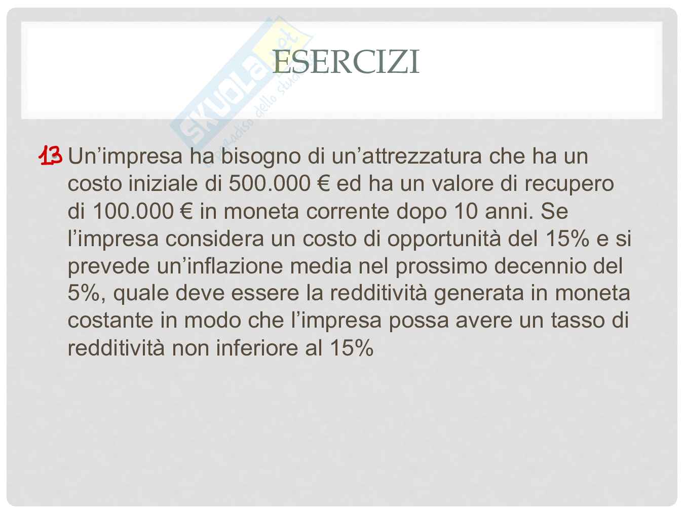 Esercizi Economia svolti Pag. 26