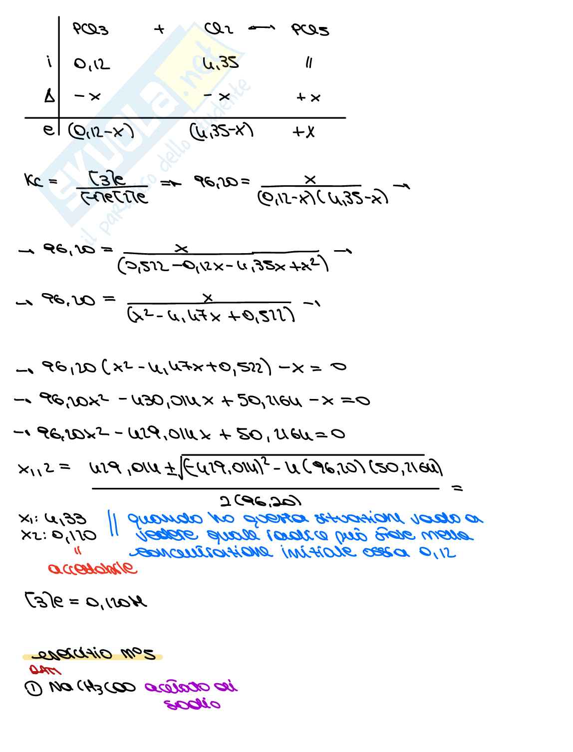 Prove di esame svolte Chimica e materiali per l'ingegneria civile e ambientale Pag. 11
