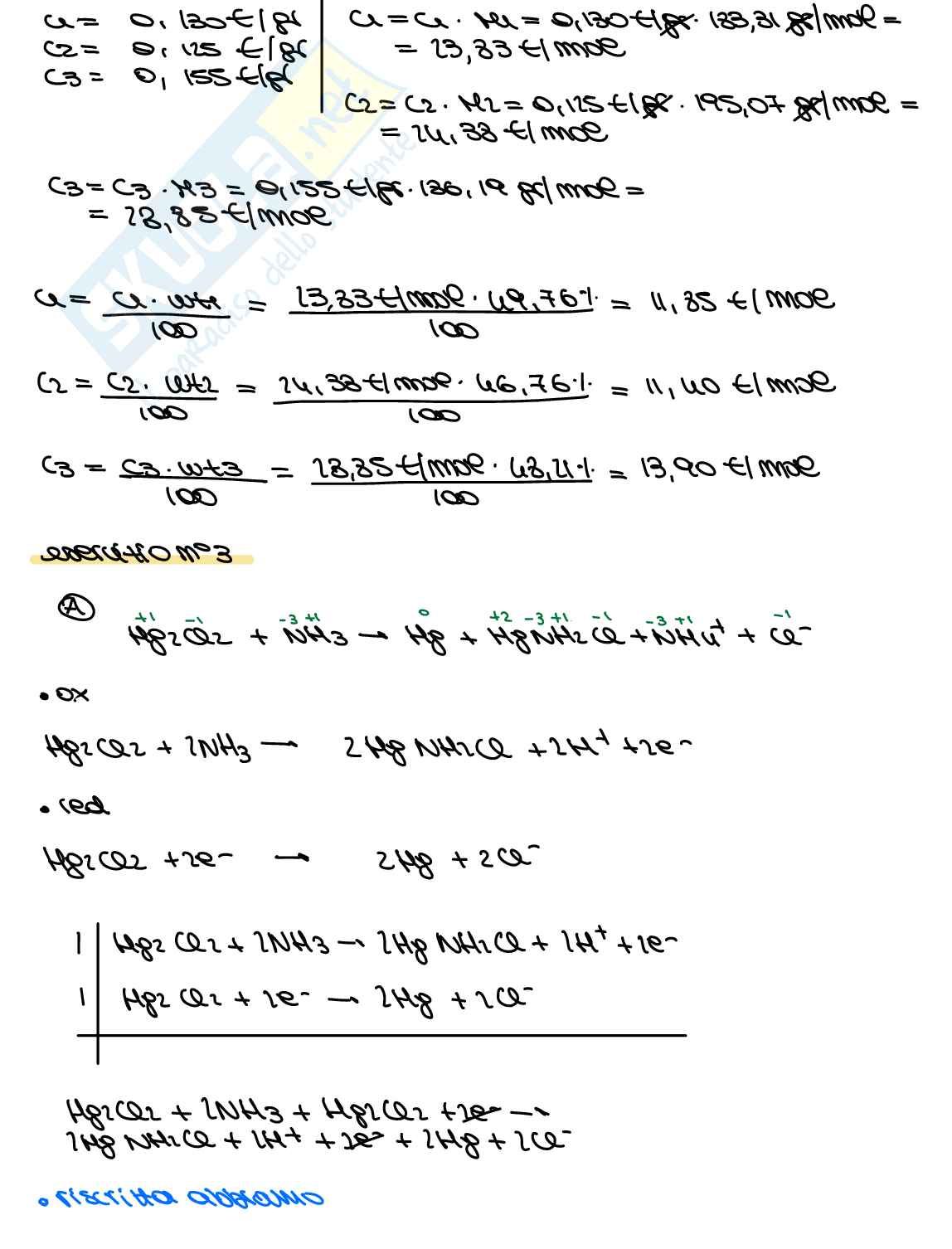 Prove di esame svolte Chimica e materiali per l'ingegneria civile e ambientale Pag. 16