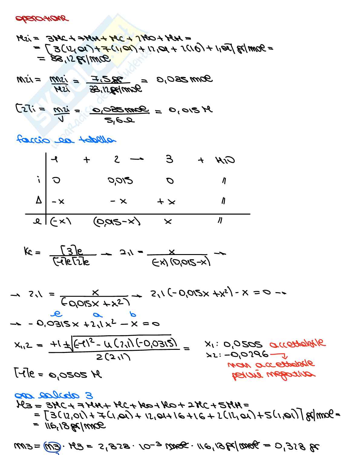 Prove di esame svolte Chimica e materiali per l'ingegneria civile e ambientale Pag. 31
