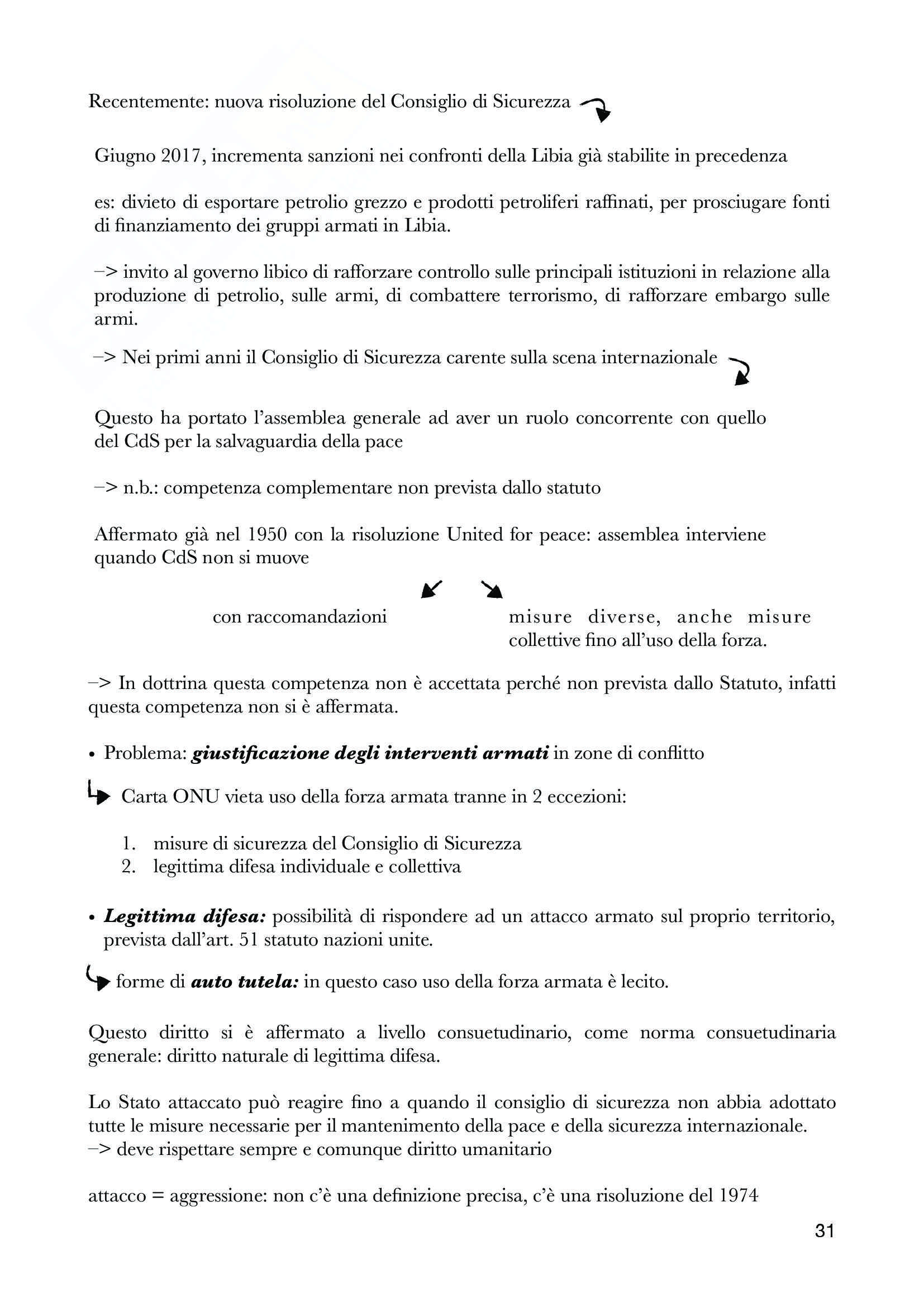 Appunti lezioni Diritto Internazionale Modulo I Pag. 31