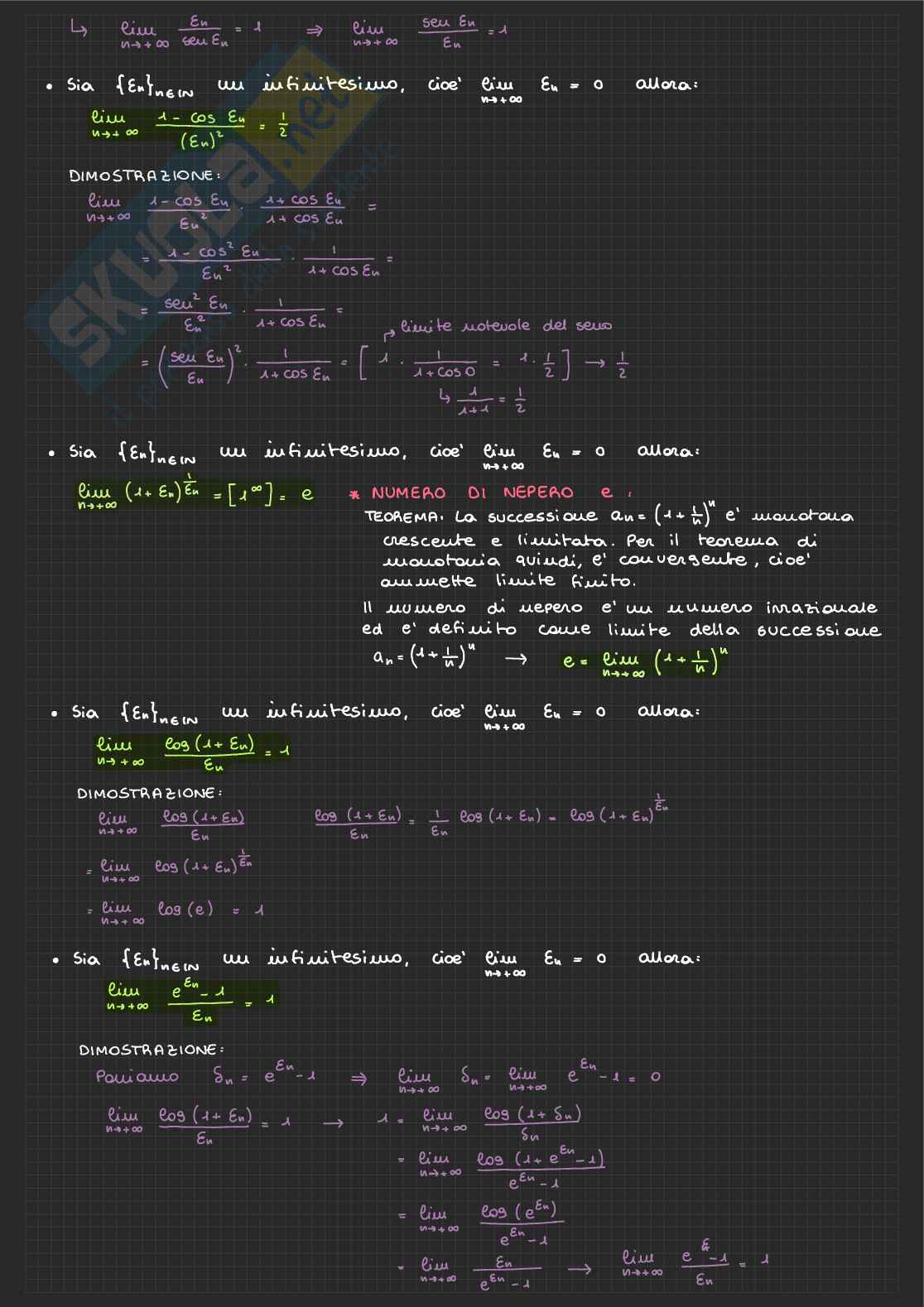 Analisi matematica 1 – Parte 1: insiemi, intervalli e successioni Pag. 6