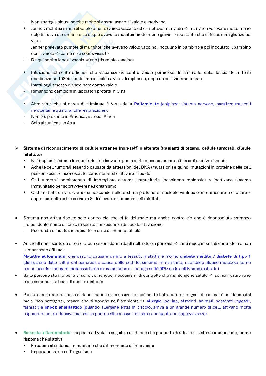 Appunti completi di Immunologia per esame  Pag. 2
