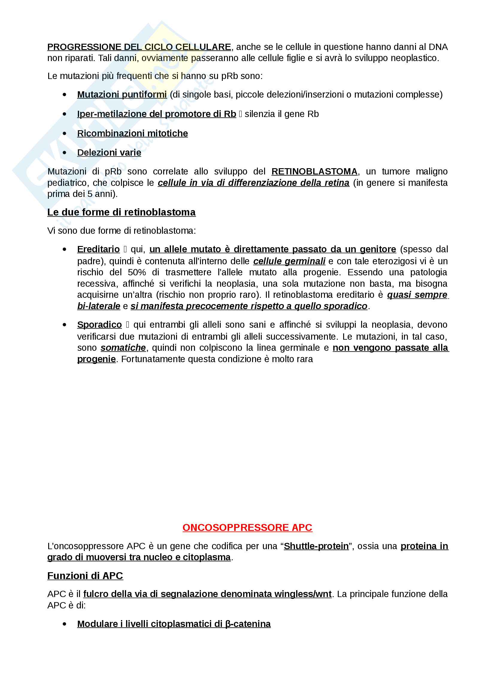 Patologia molecolare Mackay Pag. 11