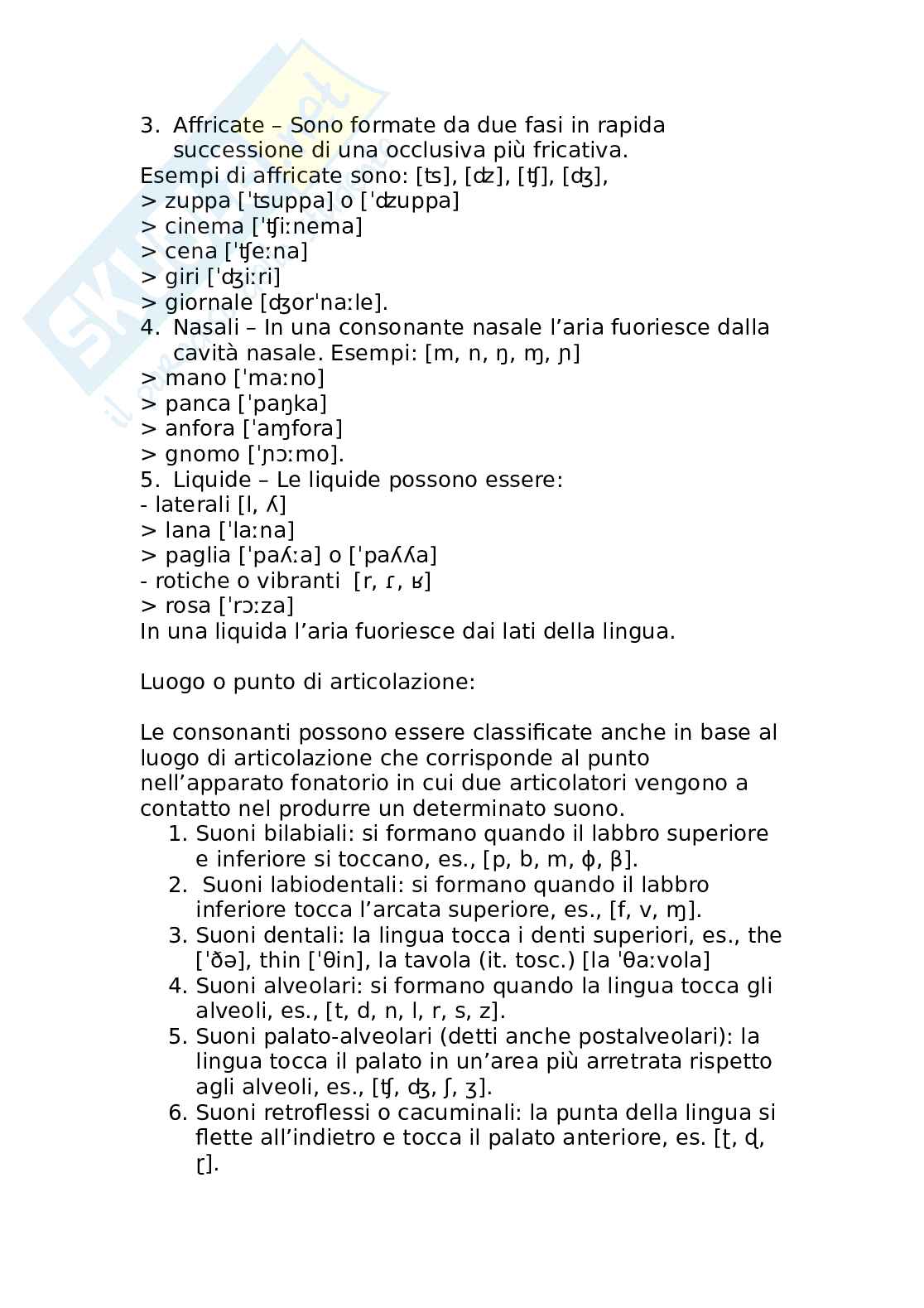 Linguistica generale Pag. 26