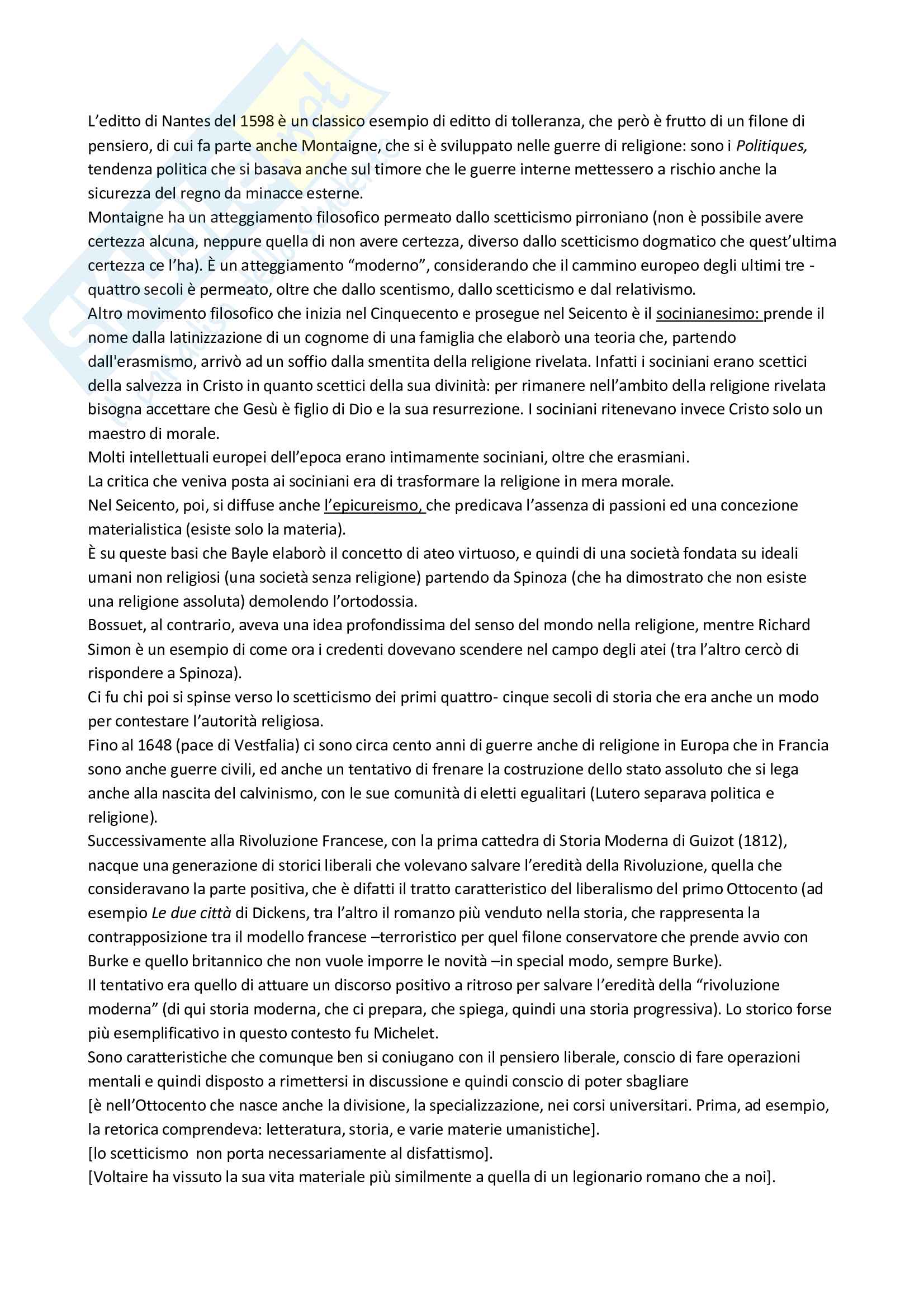 Appunti pensiero moderno Pag. 2