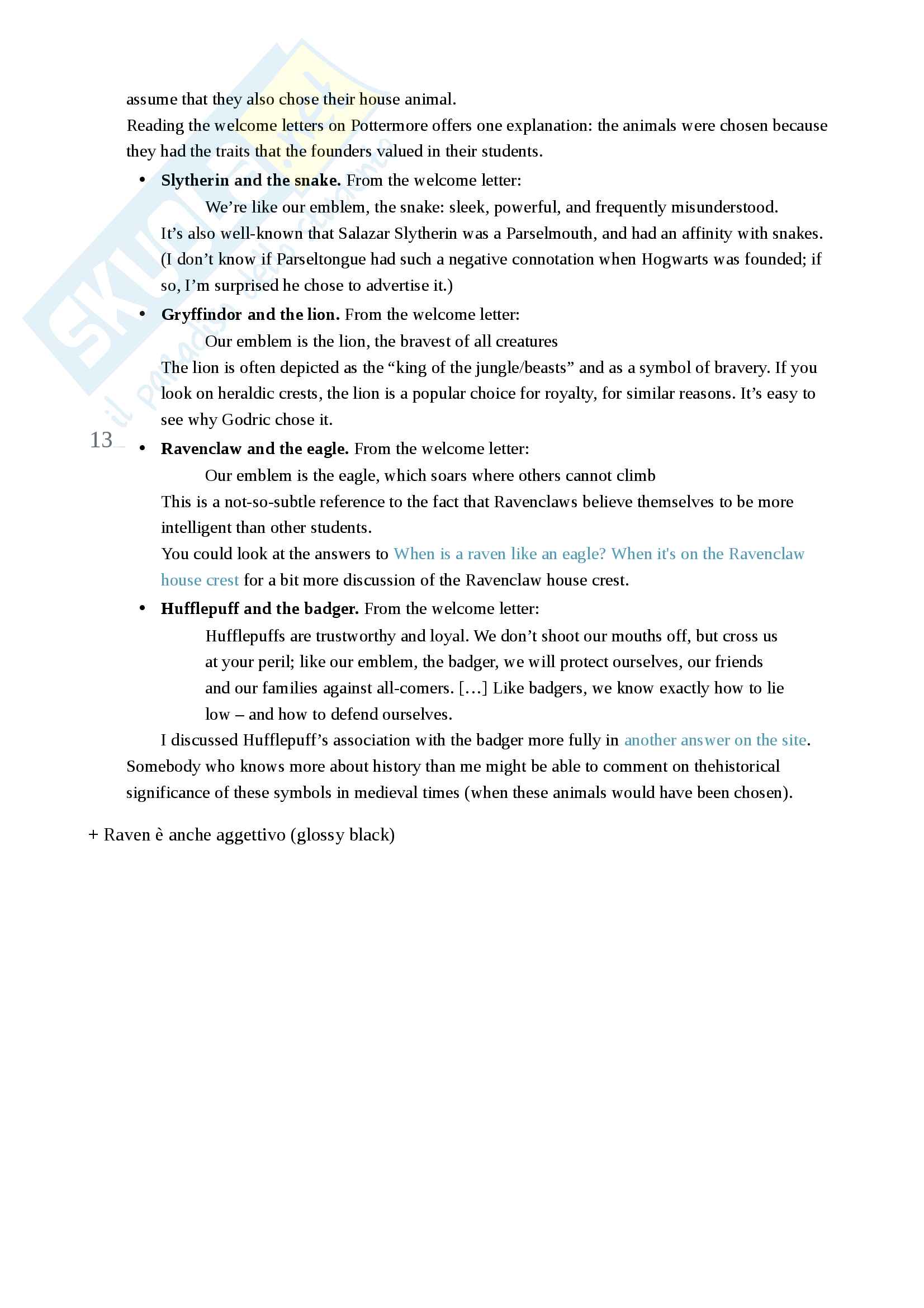 Appunti traduzione Harry Potter Pag. 6