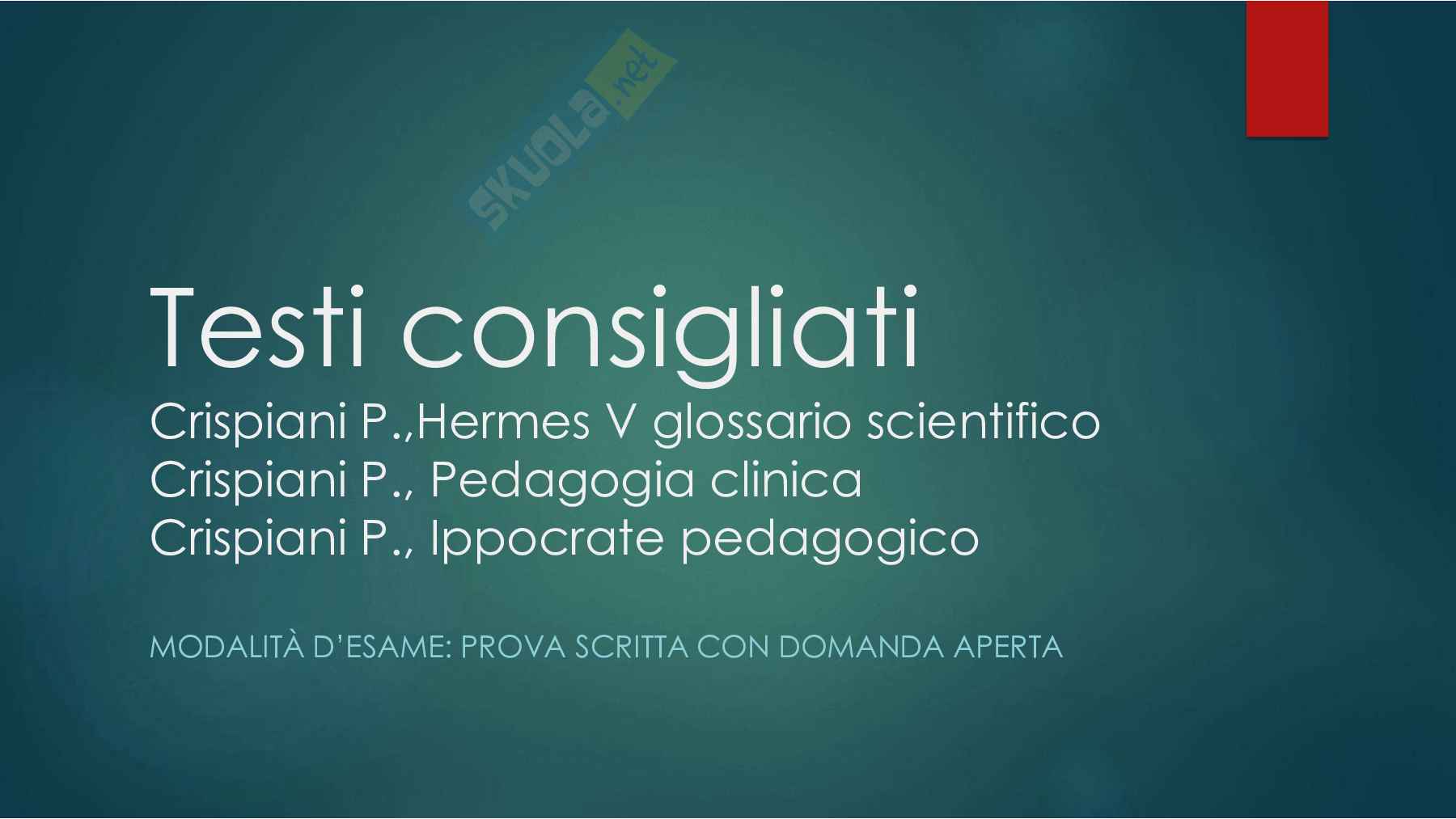 Appunti concorsi scuola tfa sostegno straordinario PNRR Pedagogia e relazione d'aiuto Pag. 2