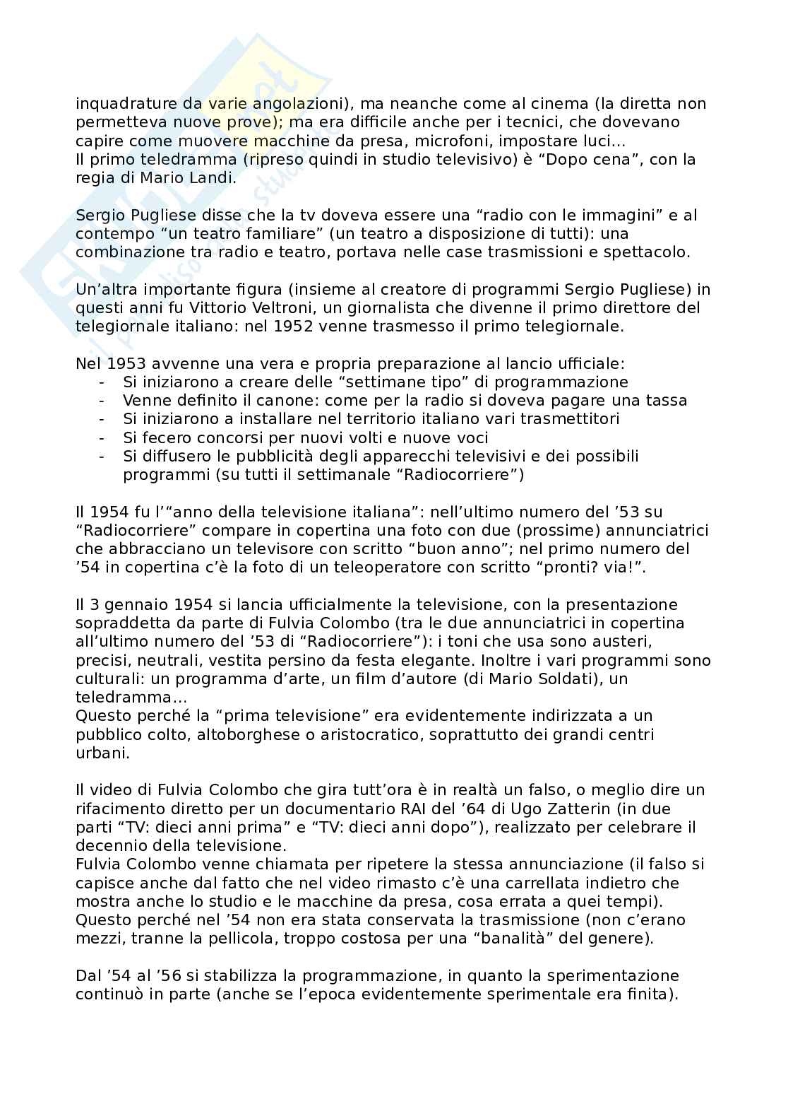 Storia della radio e della televisione  Pag. 6