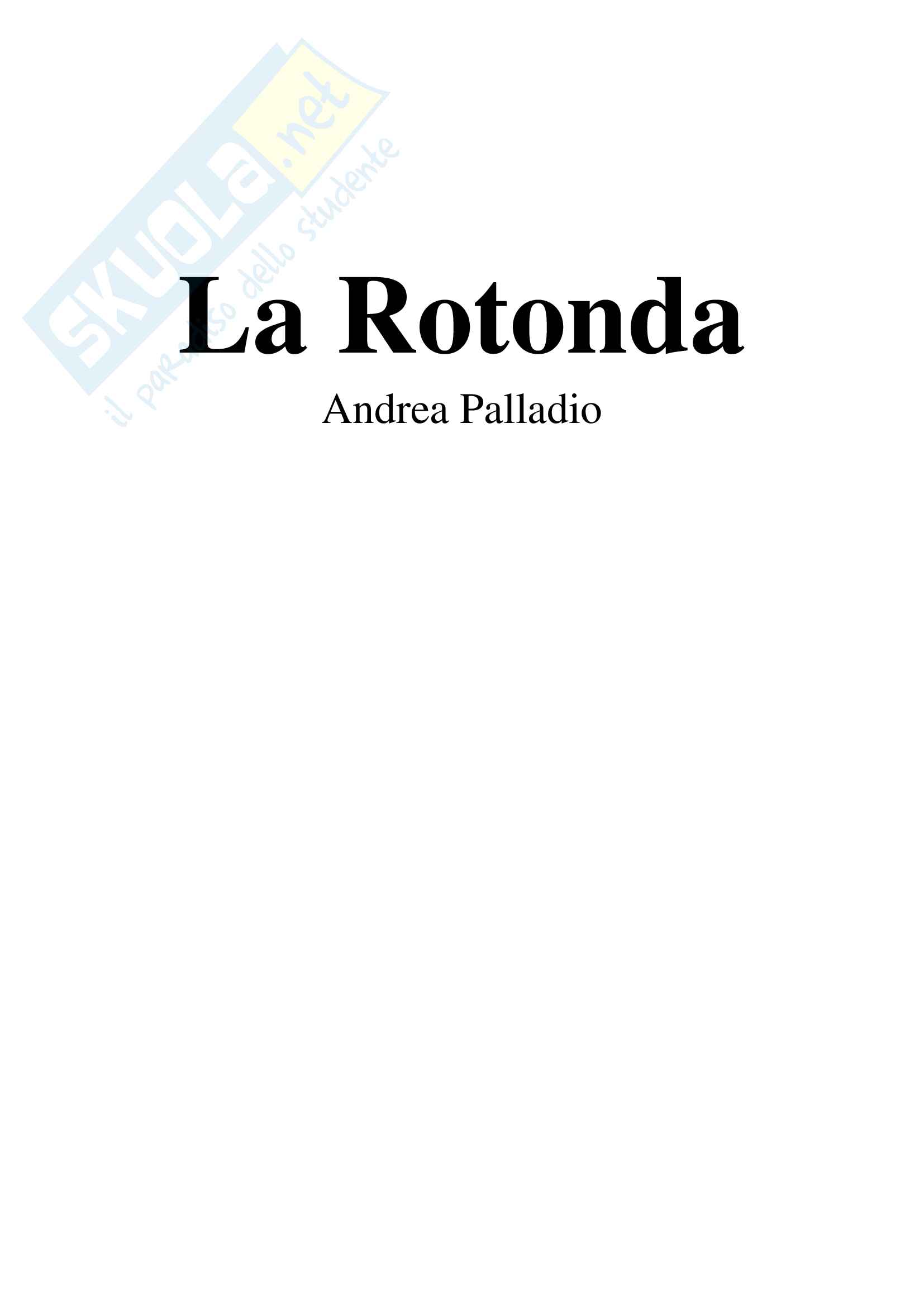 Villa La Rotonda - Palladio Pag. 1