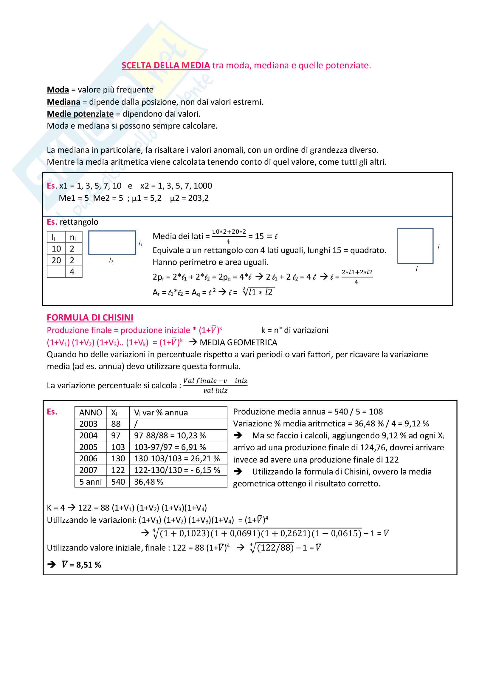 Appunti Statistica I - completi Pag. 11