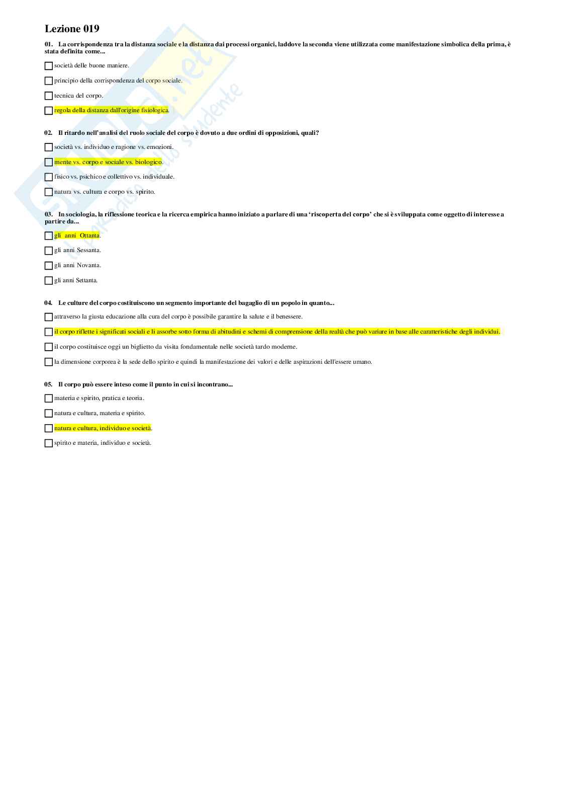 Fondamenti di sociologia del corpo e del benessere Pag. 26