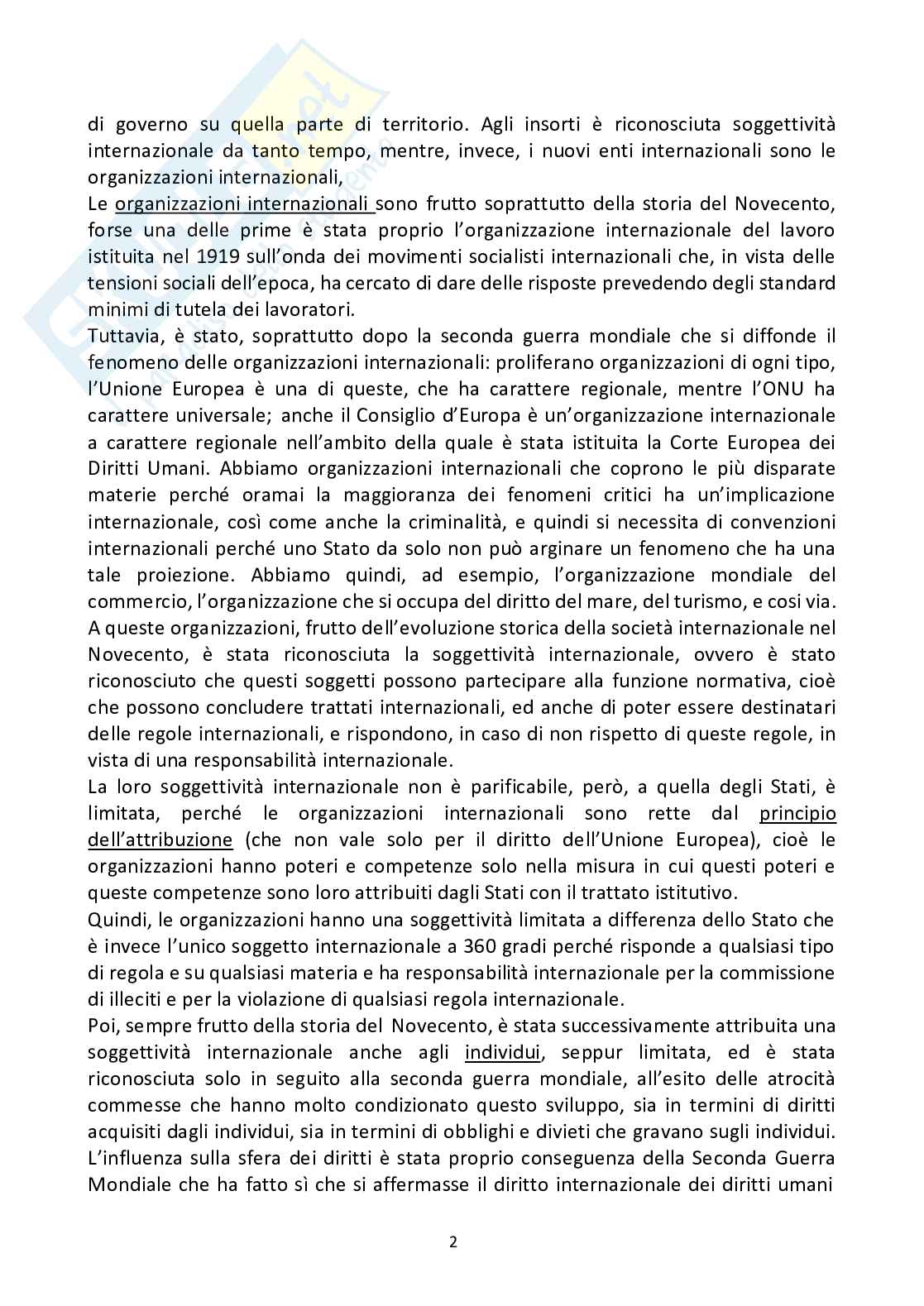 Diritto internazionale Pag. 2