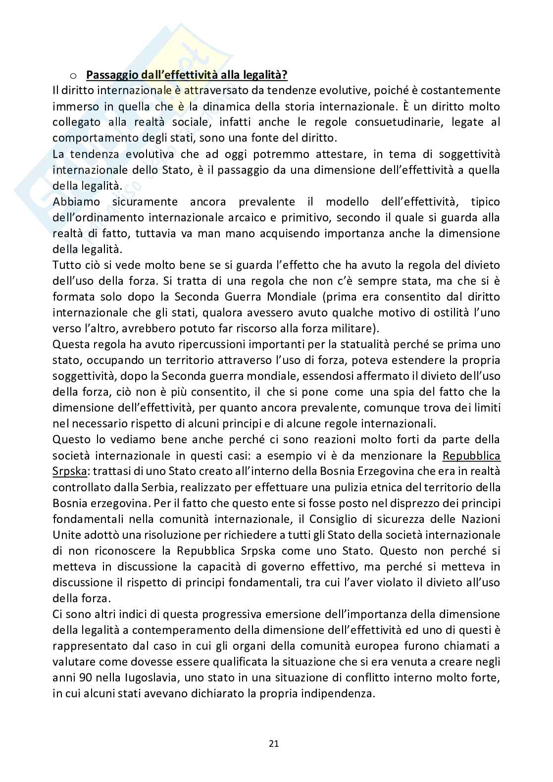 Diritto internazionale Pag. 21