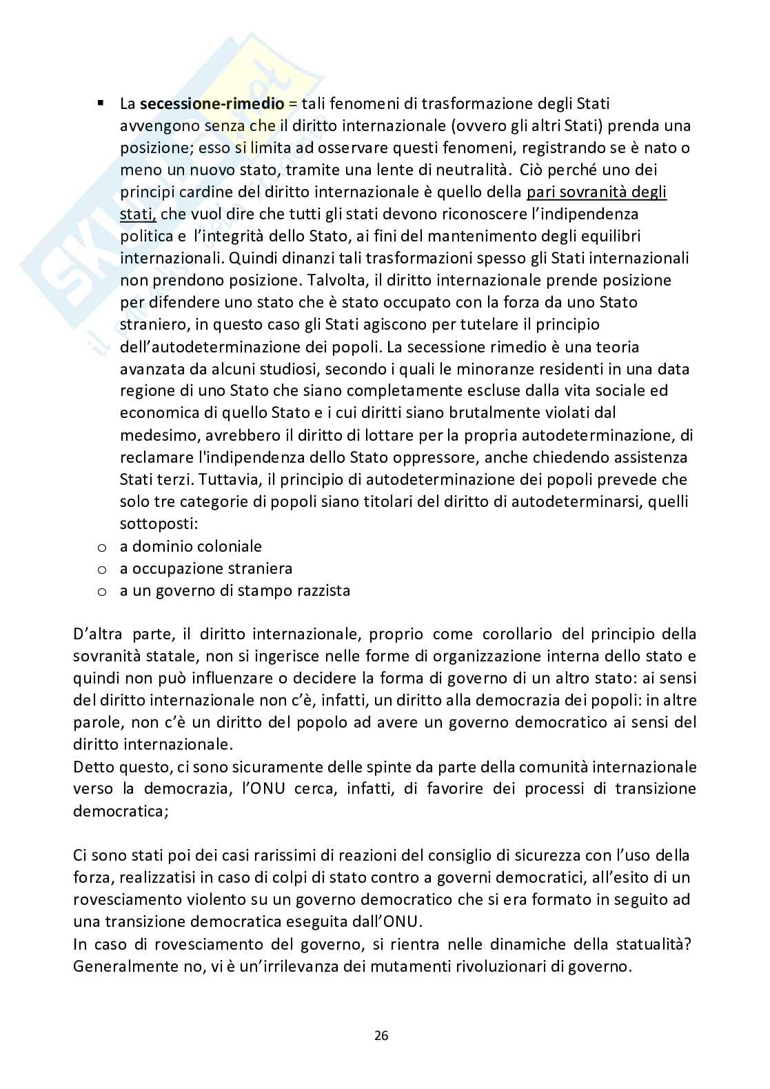 Diritto internazionale Pag. 26
