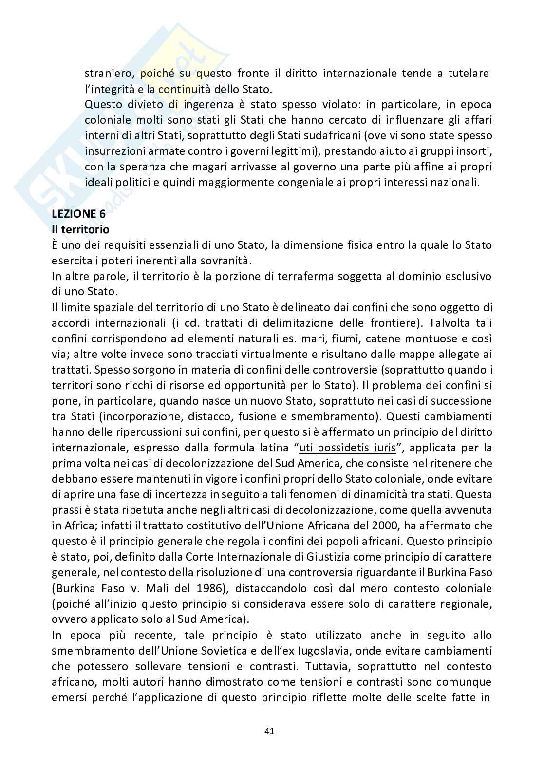 Diritto internazionale Pag. 41