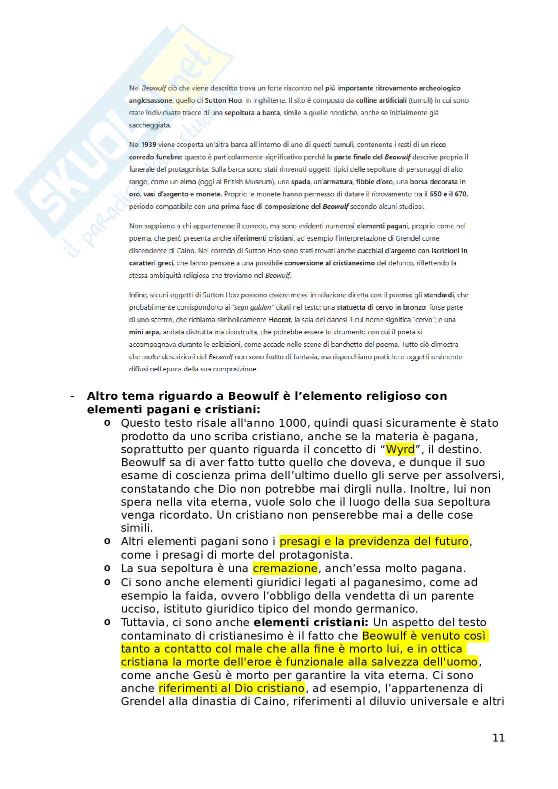 Appunti completi Filologia germanica   Pag. 11