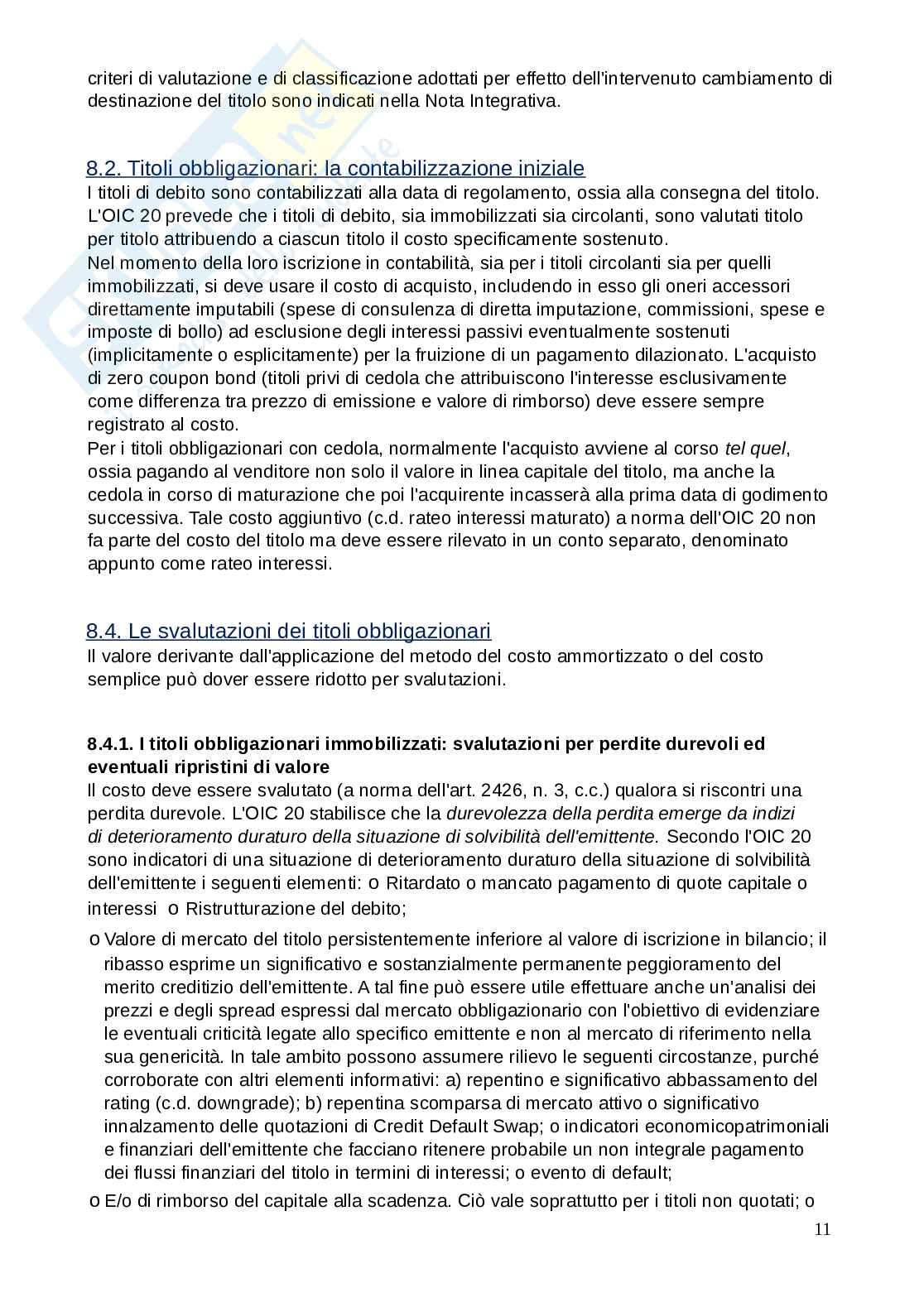 Appunti Contabilità e bilancio, secondo parziale  Pag. 11