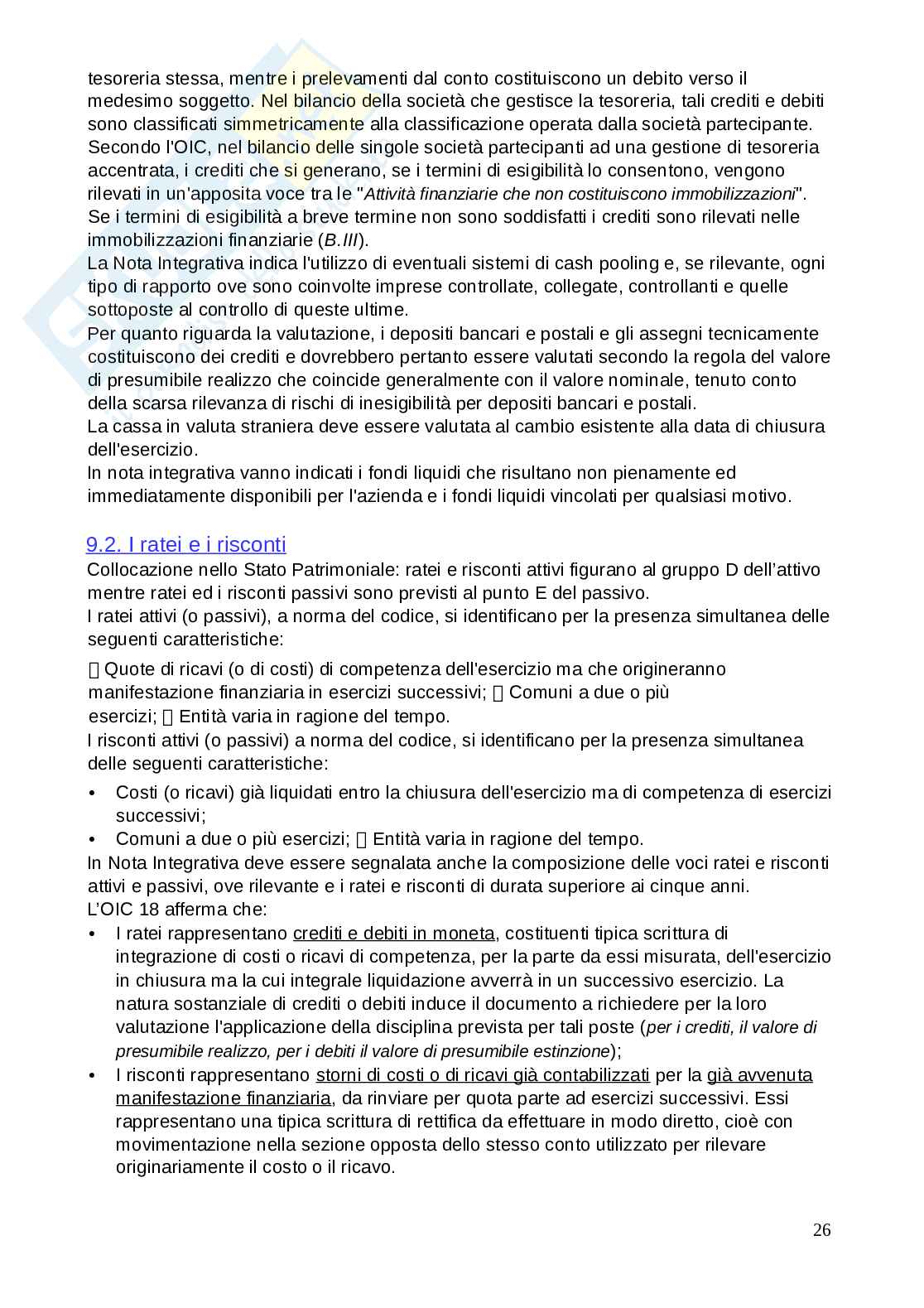 Appunti Contabilità e bilancio, secondo parziale  Pag. 26