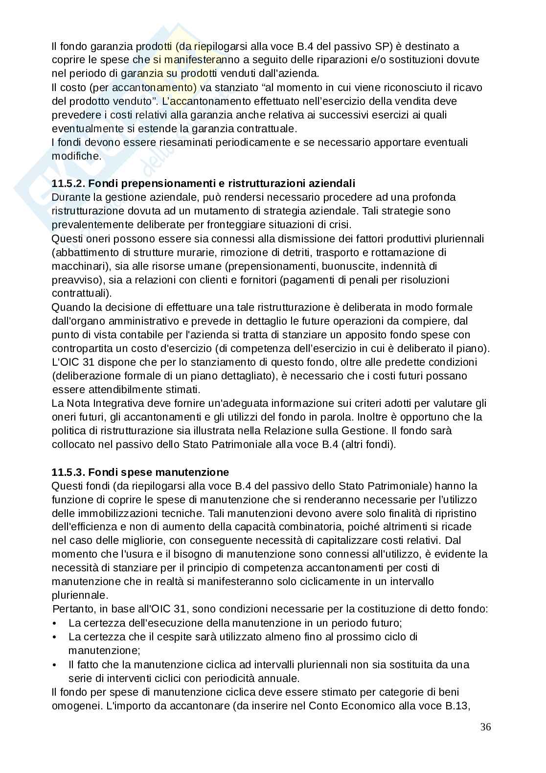 Appunti Contabilità e bilancio, secondo parziale  Pag. 36