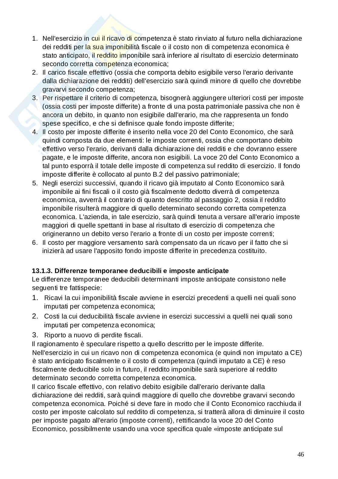 Appunti Contabilità e bilancio, secondo parziale  Pag. 46
