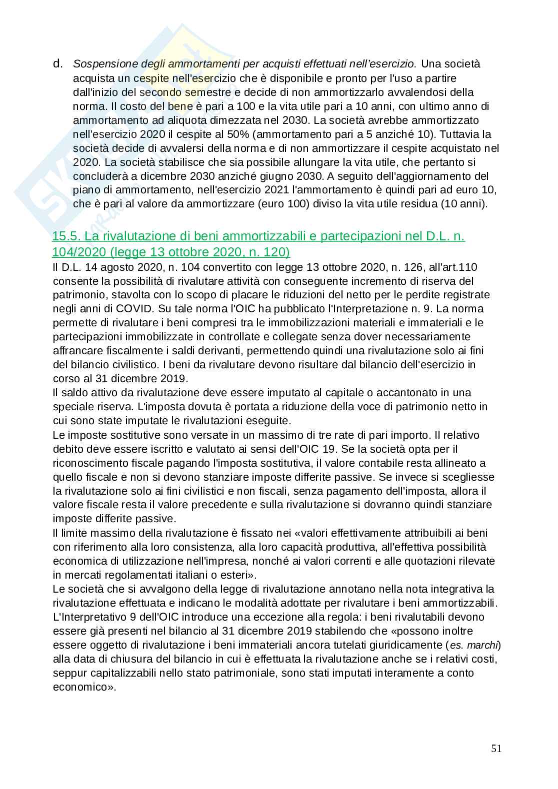 Appunti Contabilità e bilancio, secondo parziale  Pag. 51