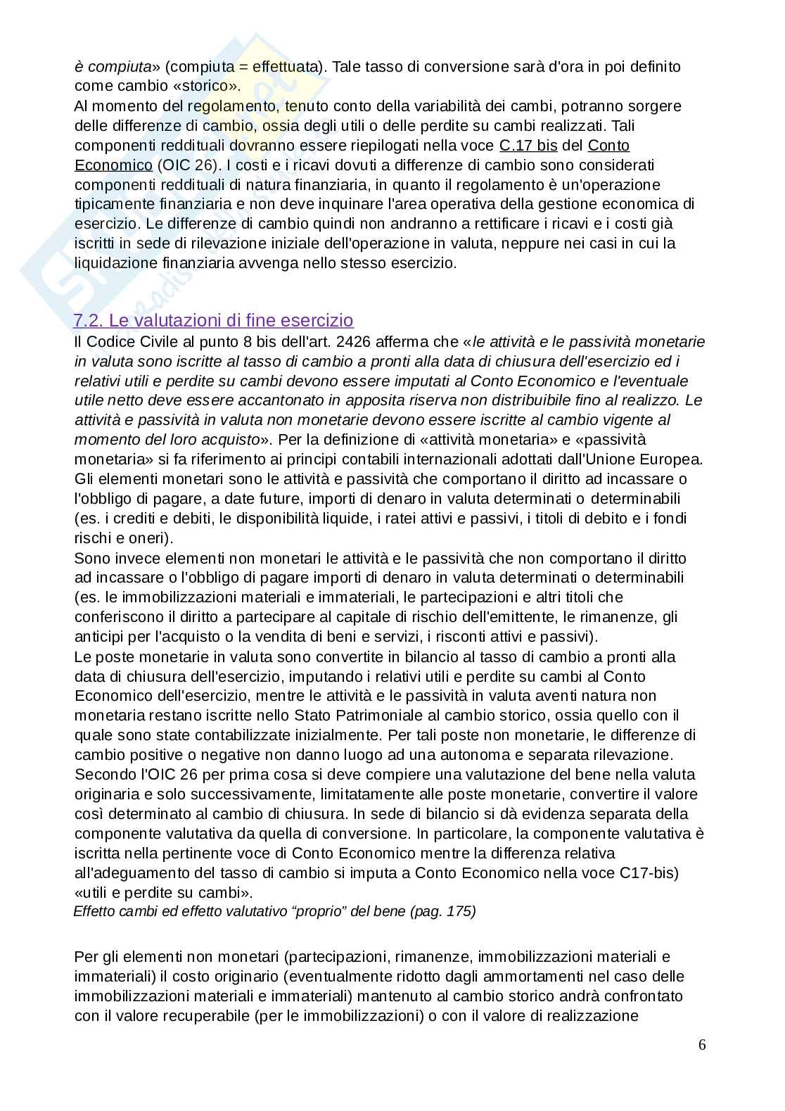 Appunti Contabilità e bilancio, secondo parziale  Pag. 6