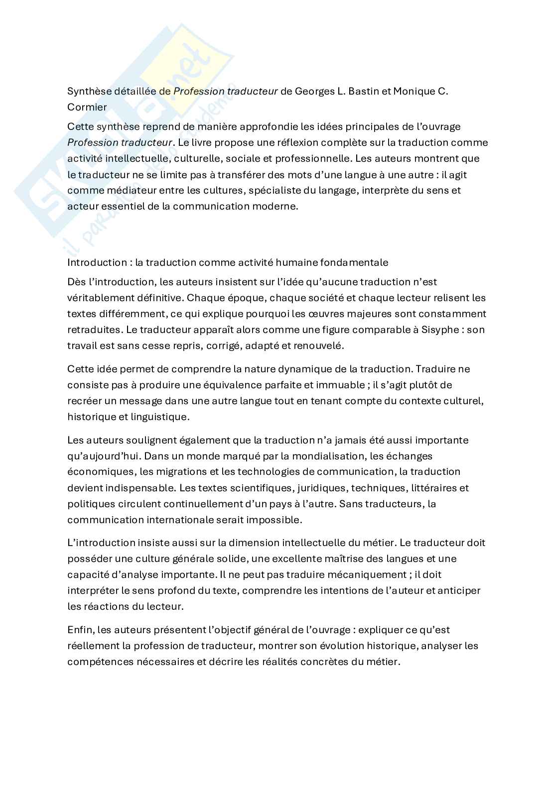 Profession traducteur Pag. 1