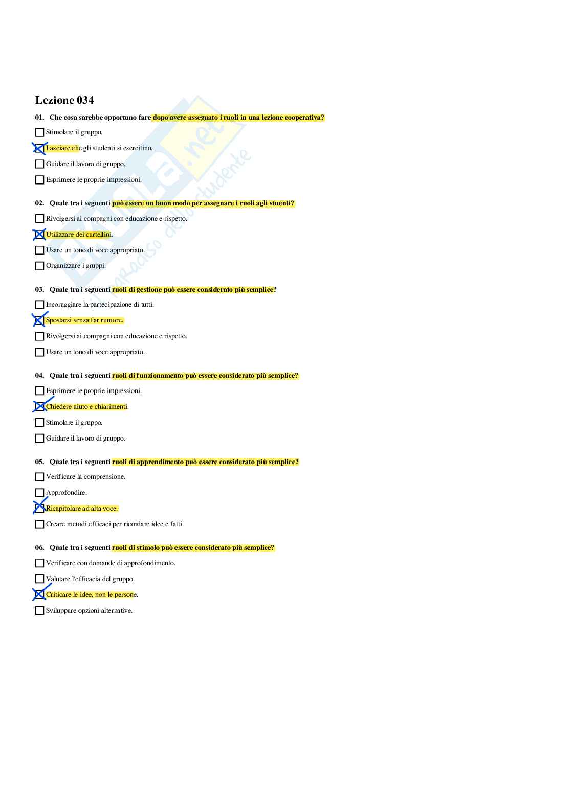 Paniere Completo di Didattica dell'inclusione (2026) - Risposte multiple e aperte corrette Pag. 26