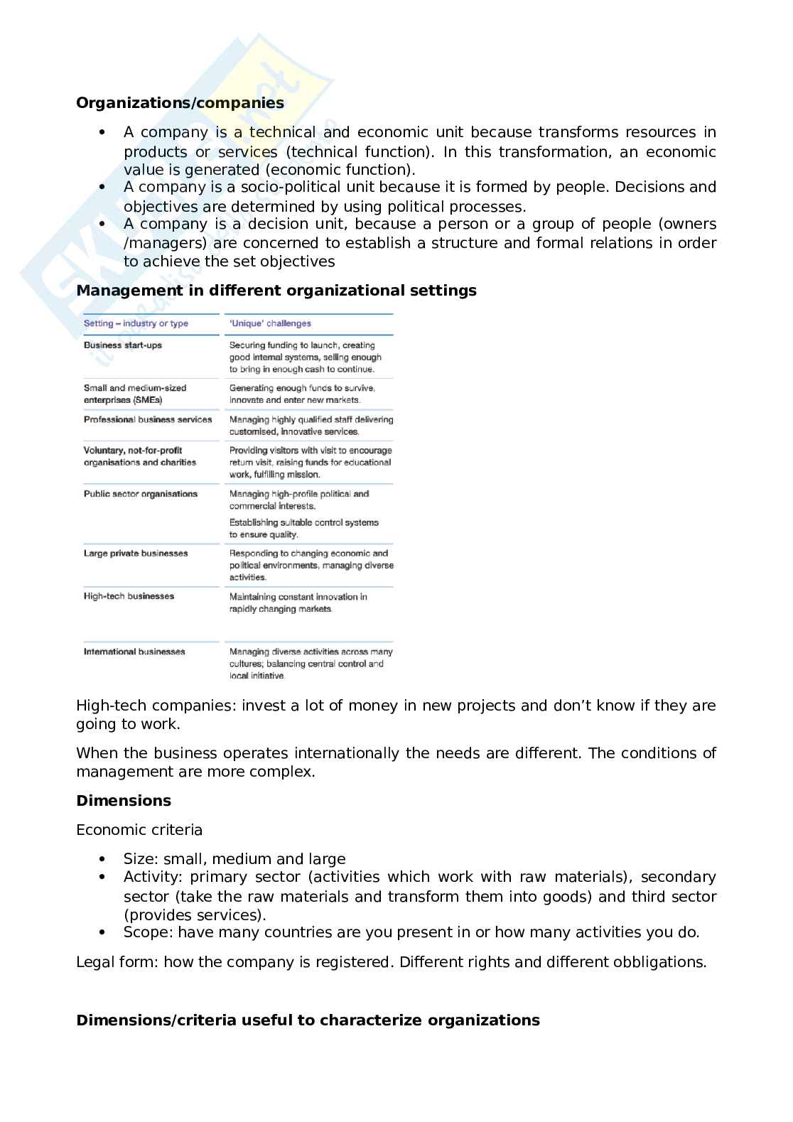 Appunti Fondamenti Business Policy Pag. 2