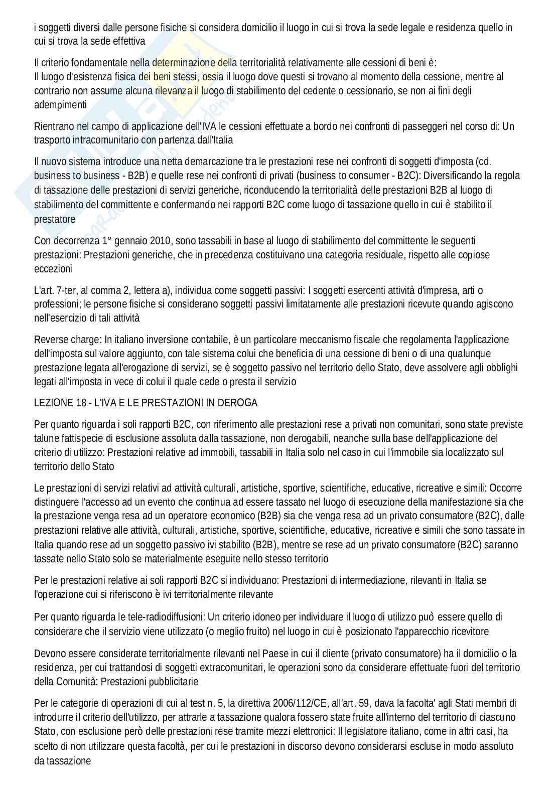 Paniere di Diritto tributario - 2024/25  Pag. 11