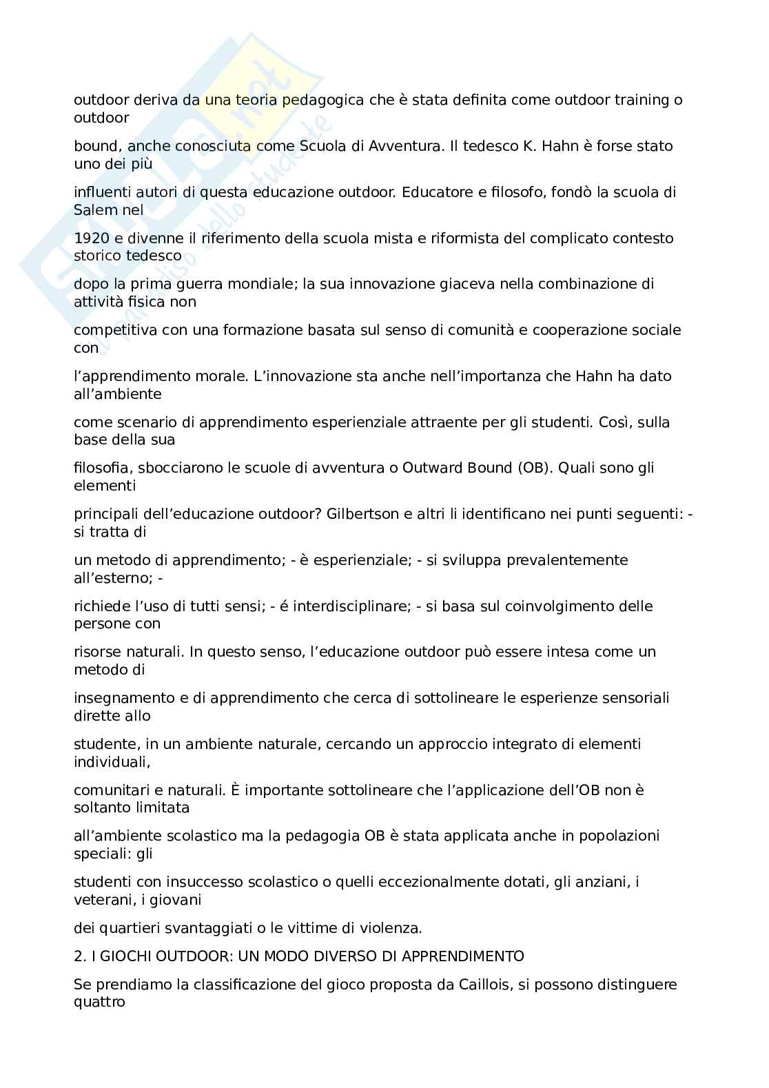 Educazione outdoor Pag. 21