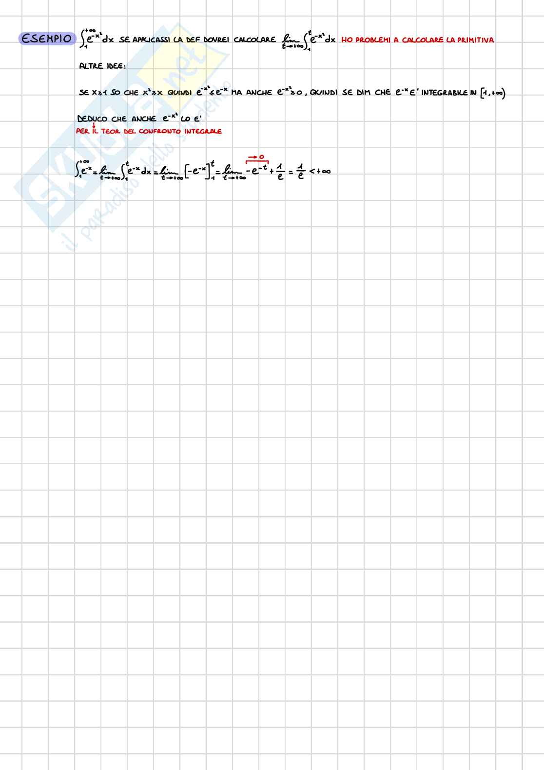 Analisi e geometria I - Integrali Pag. 11