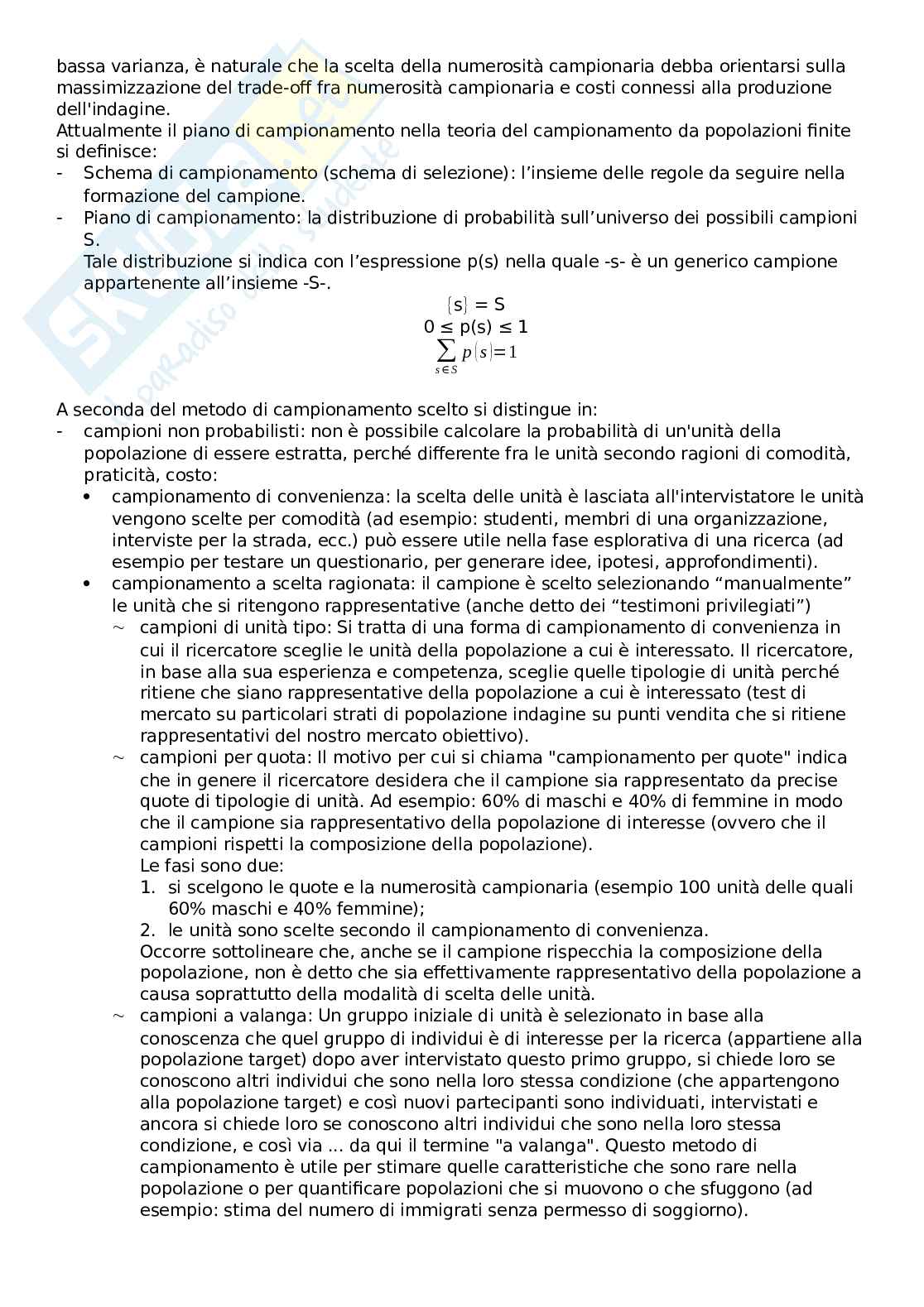 Riassunto esame Statistica economica, Prof. Grassini Laura, libro consigliato Biggeri L., Bini M., Coli A., Grassini L., Maltagliati M. (2017; II edizione) Statistica per le decisioni aziendali. Ed. Pearson, Milano., Grassini L. Pag. 6