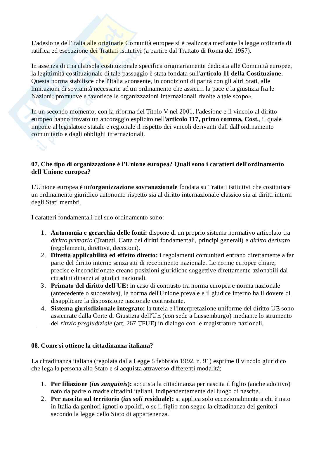 Paniere Istituzioni di diritto pubblico Pag. 2