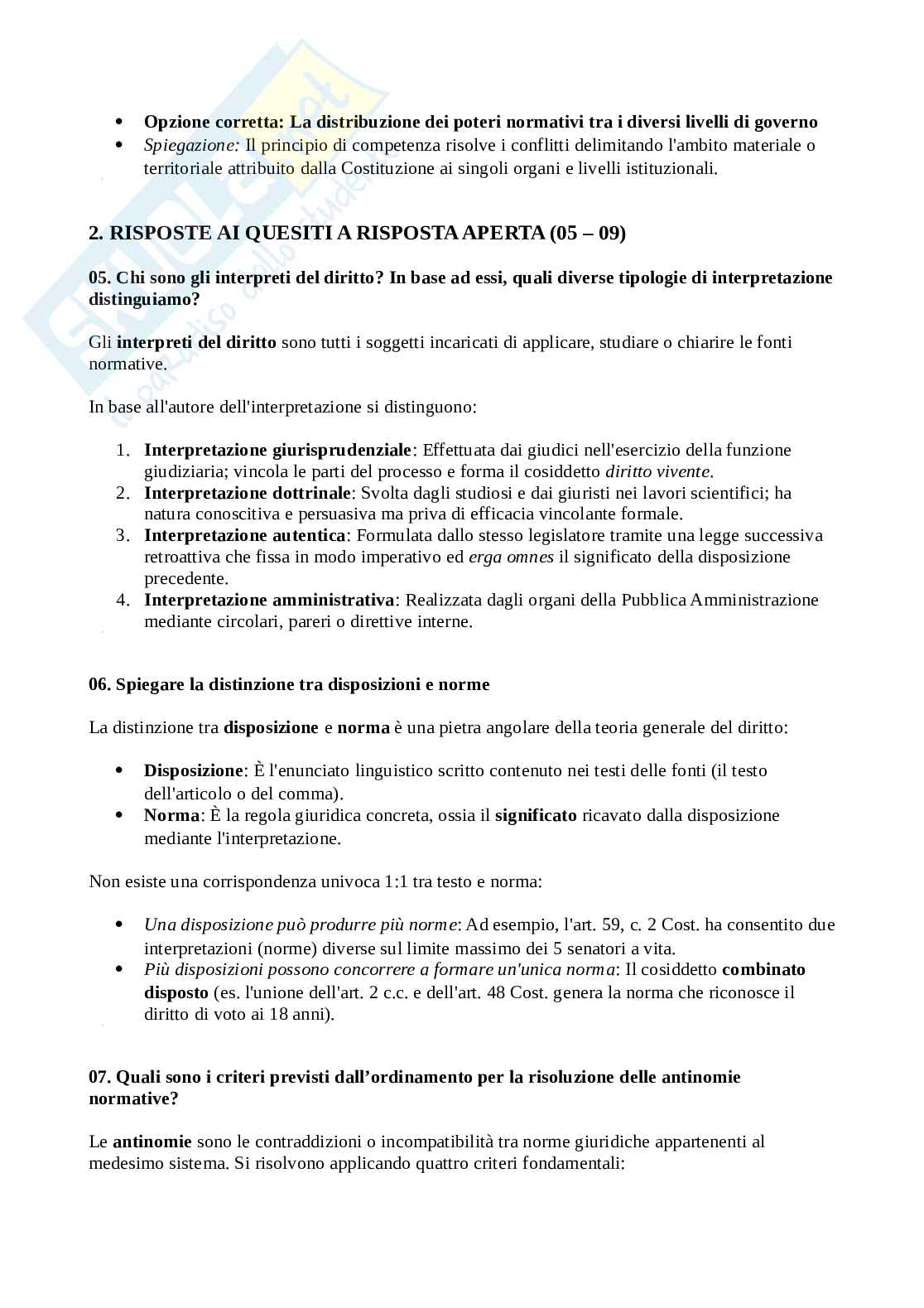 Paniere Istituzioni di diritto pubblico Pag. 31