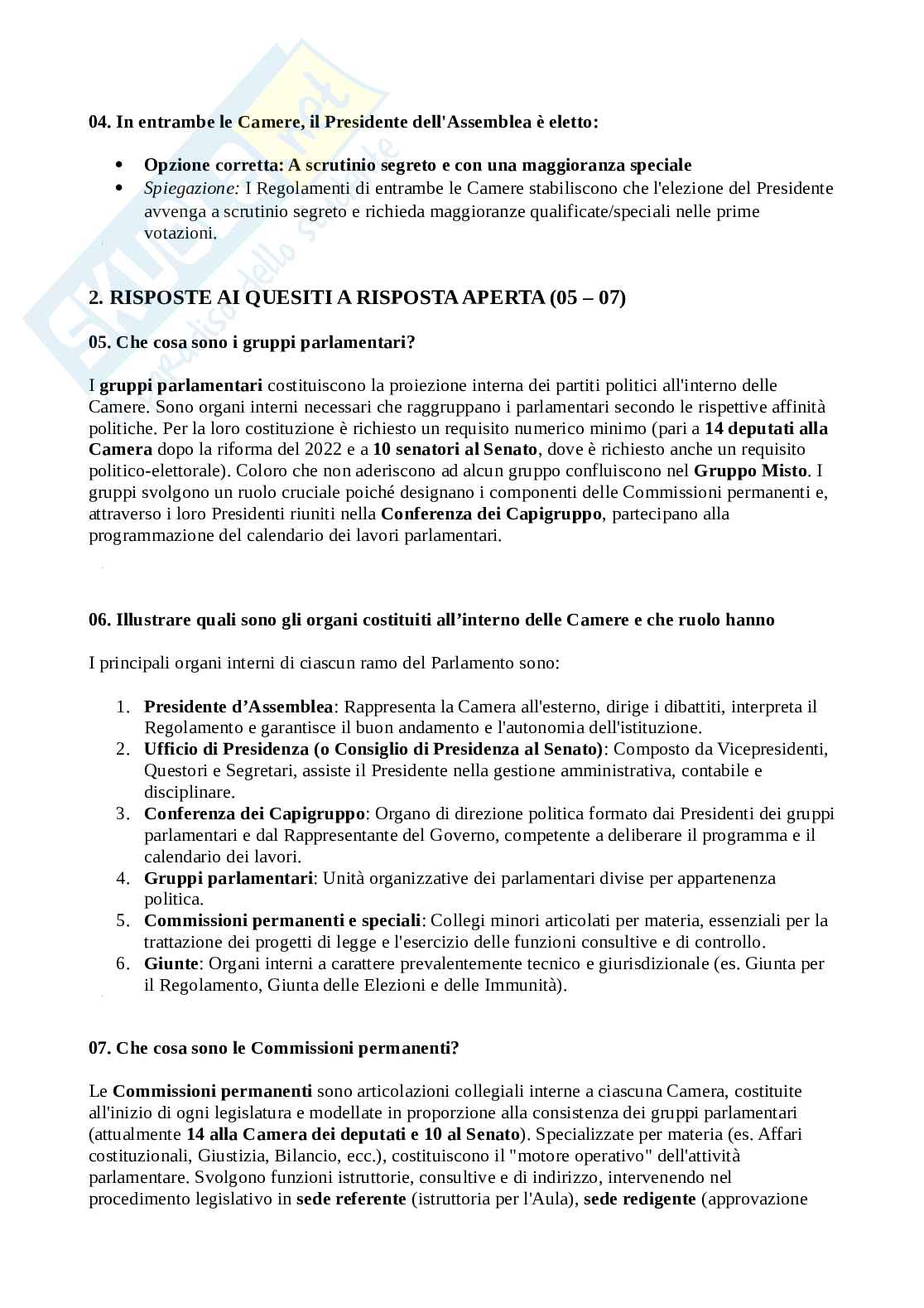 Paniere Istituzioni di diritto pubblico Pag. 36