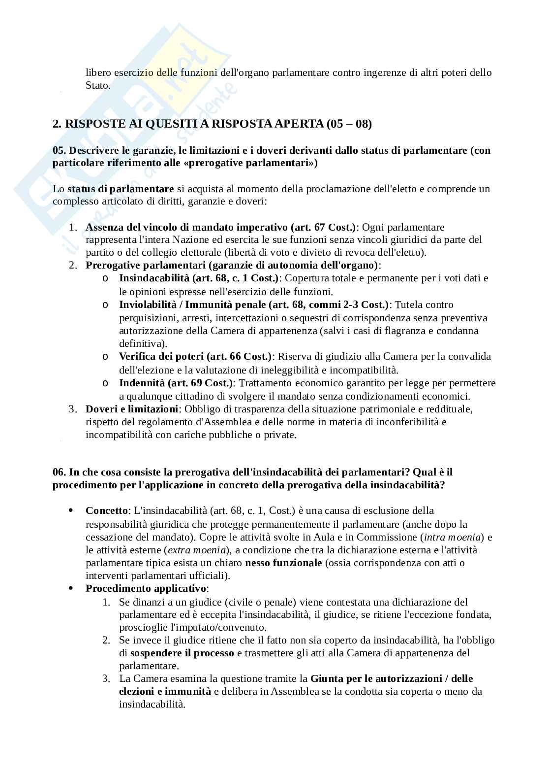 Paniere Istituzioni di diritto pubblico Pag. 41