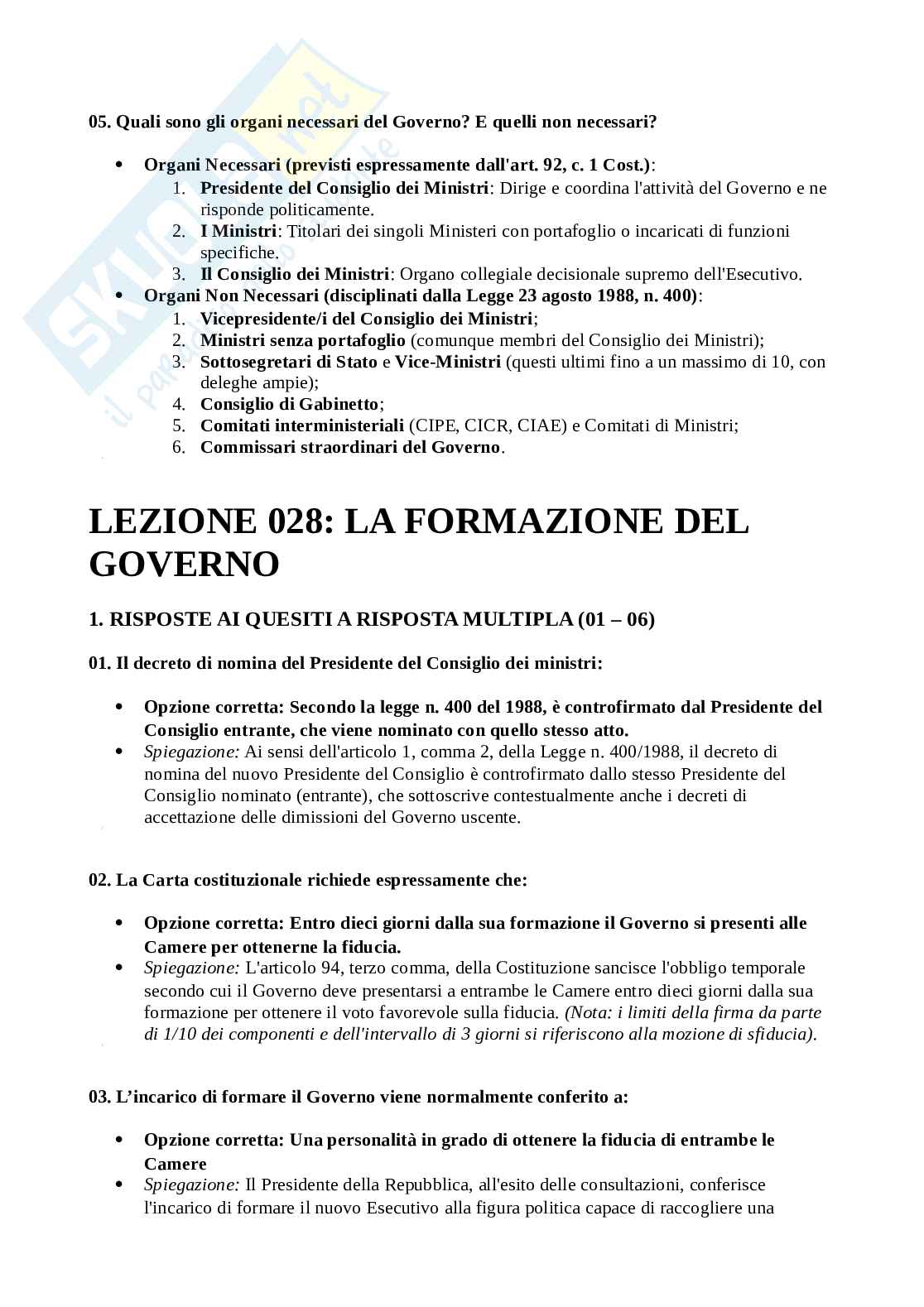 Paniere Istituzioni di diritto pubblico Pag. 56