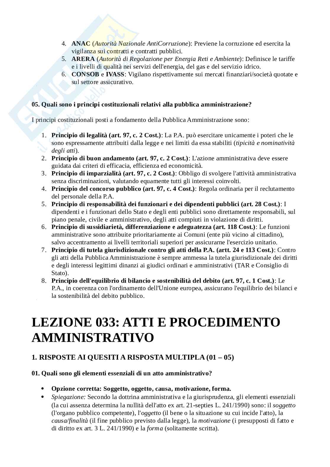 Paniere Istituzioni di diritto pubblico Pag. 66