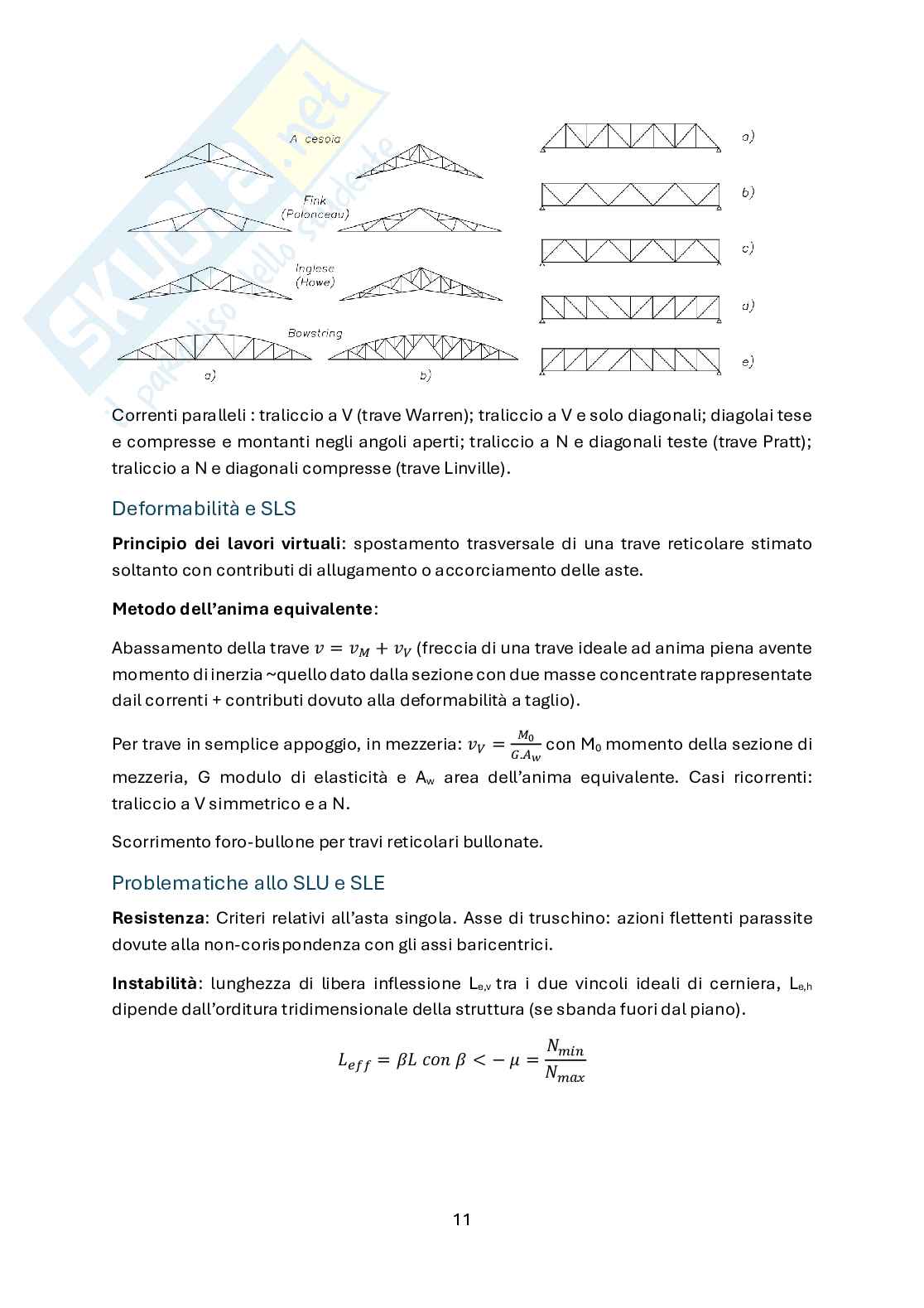 Progettazione di strutture in acciaio - Domande seconda parte Pag. 11