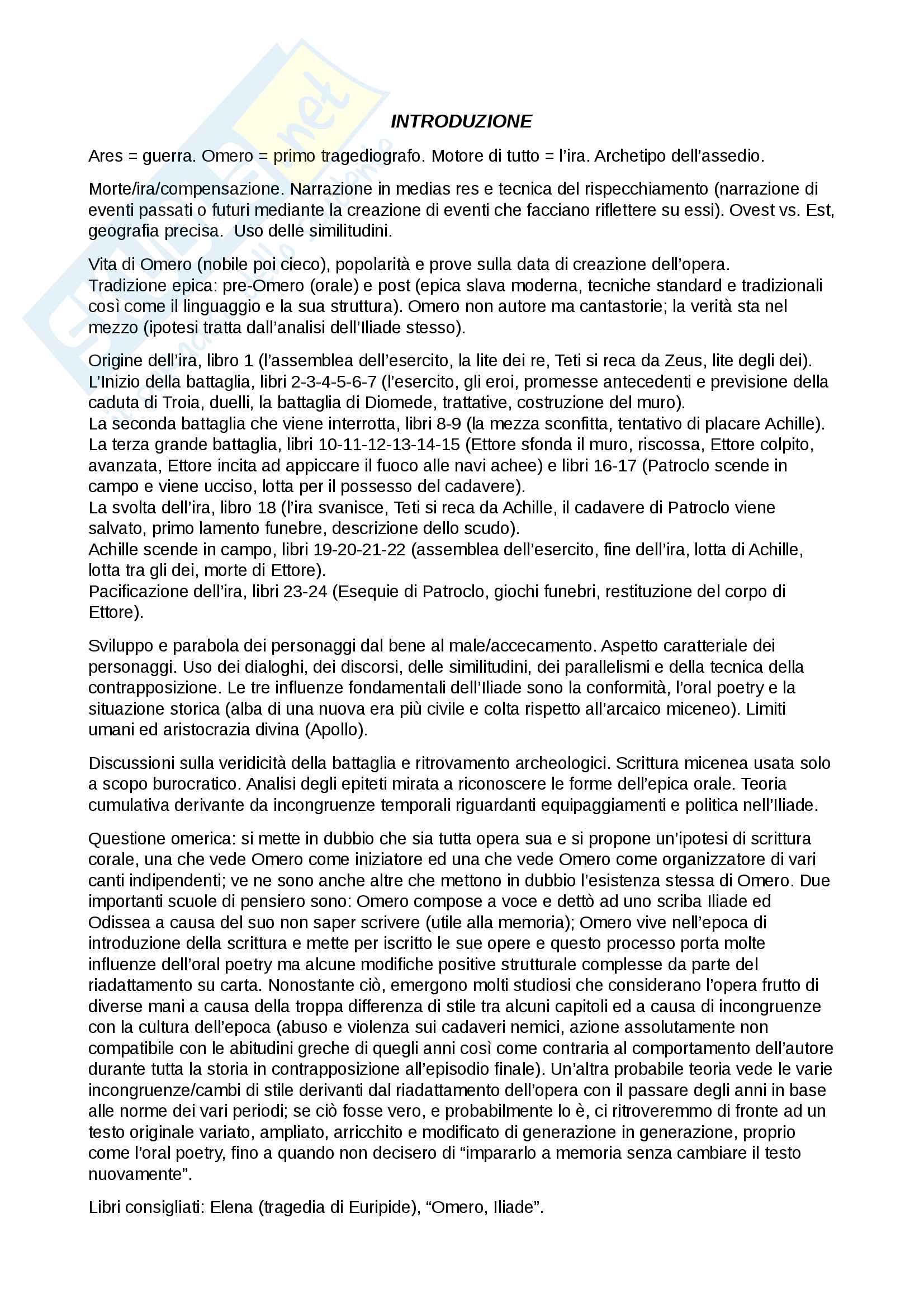 Parafrasi Odissea Libro 1 Il Concilio Degli Dei