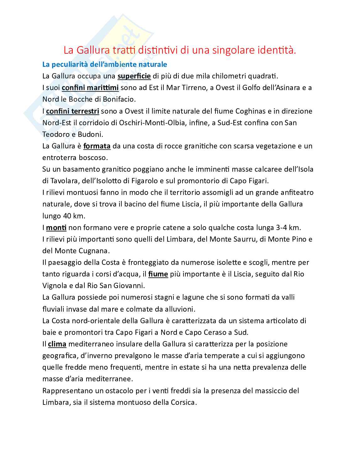 Turismo e paesaggio della Sardegna Pag. 11