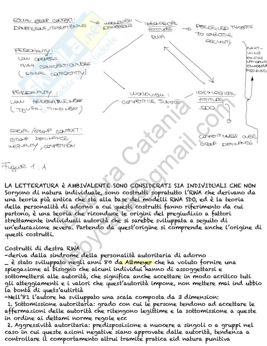 Psicologia sociale e dei processi culturali  Pag. 56