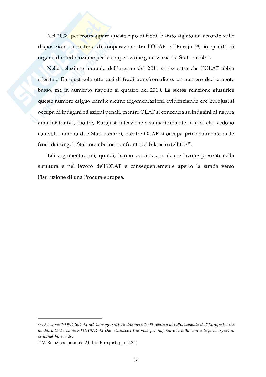 Cooperazione giudiziaria nell'UE: il ruolo della Procura Europea Pag. 21