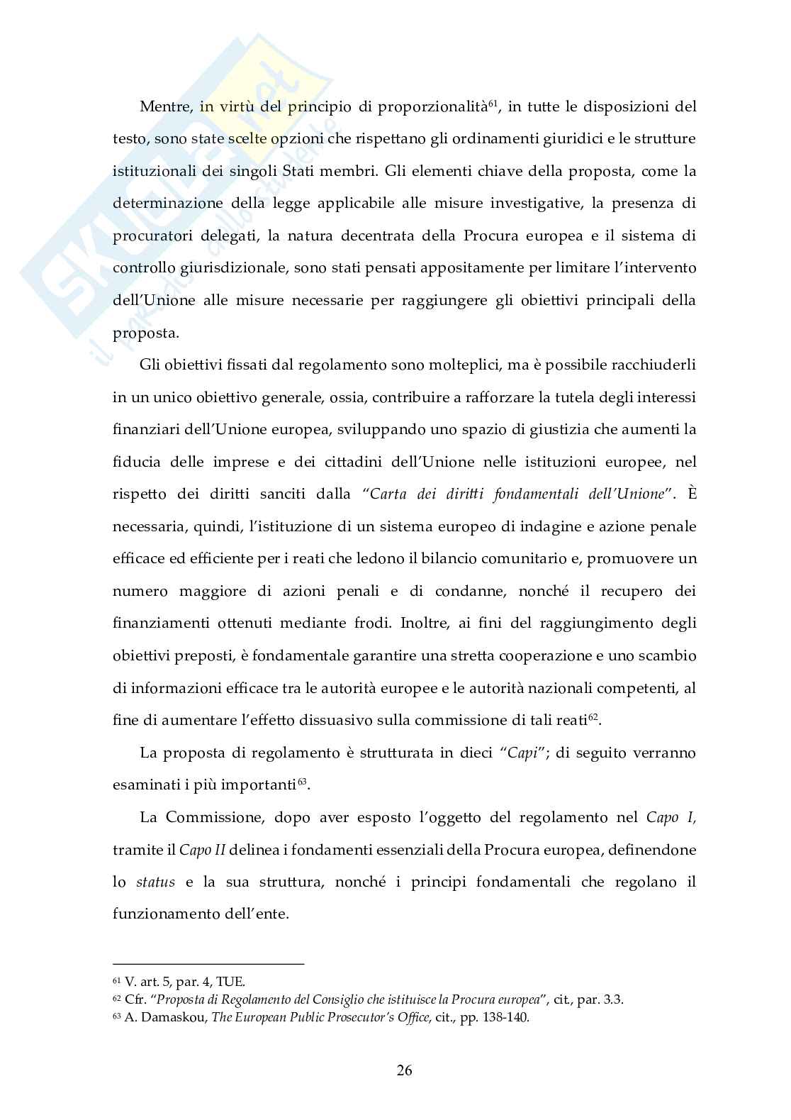 Cooperazione giudiziaria nell'UE: il ruolo della Procura Europea Pag. 31